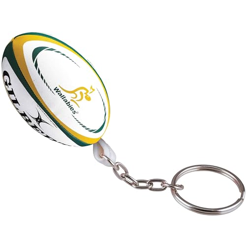 Gilbert Australian Wallabies Rugby Ball Key Ring