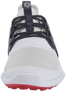 PUMA Men's Ignite Nxt Lace Golf Shoe, White-Silver-peacoat, US 11.5
