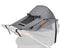 LXLUOO Baby Stroller Sun Cover,Baby Carriage Awning, Pram Sunshade, with Viewing Window for Strollers Pushchairs UV Protection Water Resistant Easy to Install (Gray)