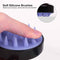 Hair Scalp Massager, Wet and Dry Shampoo Massage Brush with Soft Silicone Head, Black