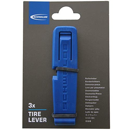 Schwalbe Bicycle Tire Levers, Blue, 2.4 x 0.4 x 3.9 inches