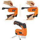 Cordless Staple Gun Nail Gun Tacker, Electric Stapler & Nailer 2 in 1, Electric Staple Gun with Rechargeable USB Charger for Upholstery DIY Includes 2000pcs 10mm Nails and 2000pcs 10mm Staples