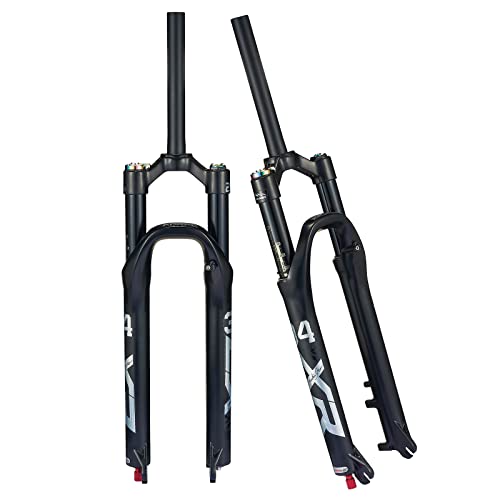 KRSEC 27.5/29 Air Bike Suspension Fork Mountain Bike Fork29 inch Travel 120mm Quick Release QR 9mm 28.6mm Straight Tube Manual Lockout Rebound Adjustable Ultralight Mountain Bike Front Forks XC AM 29"