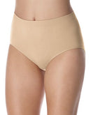 Bali Women`s Set of 6 Comfort Revolution Microfiber Seamless Brief, Nude