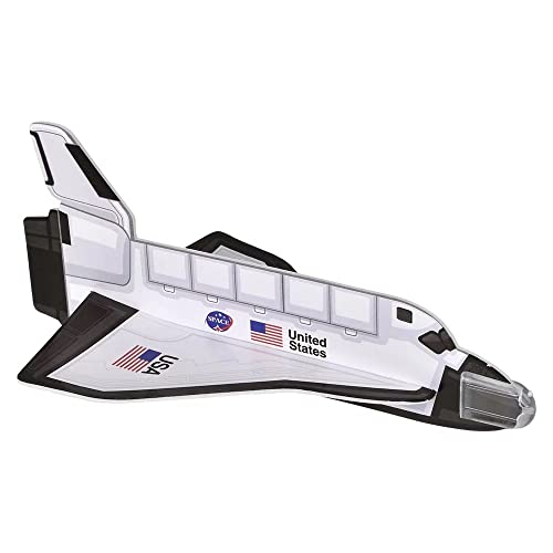 Zugar Land Space Shuttle Foam Gliders (8") (3 Pack) Outer Space Cosmos Flying Toys. Plane Fun Jet (Three Gliders)