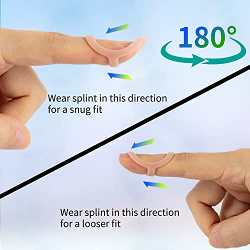 14 Pcs Finger Splints - Finger Splint Kit for Arthritis, Mallet Finger - Thumb Splint, Trigger Finger Splint For Thumb, Middle, Pinky or Ring Finger (A Complete Kit (Sizes 2~15))