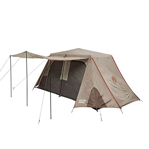 Coleman Camping Instant Up tent,8 Person Silver Series Easy Setup Tent, Side Entry.