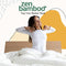Zen Bamboo Ultra Soft Fitted Bamboo Mattress Pad - Premium Hypoallergenic Bamboo Mattress Topper with Honeycomb Cooling Technology - Queen