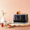 Sunbeam Kyoto City Collection 4-Slice Toaster | High Lift & Quick Check Lever, Self-Centering Slots, 9 Browning Settings, Removable Crumb Tray, Black TAM8004BK