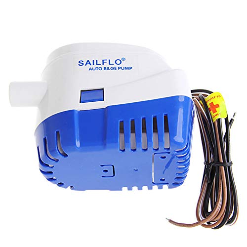 12V Boat Automatic Submersible Bilge Water Pump 750GPH Auto With Float Switch