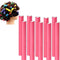 10PCS 1.4X24cm Pink Flexible Curling Rods Hair,Twist Flexible Rods Hair Curlers,Twist Foam Hair Rollers No Heat Hair Rods Rollers Hair Curlers Rollers for Women Girls Long and Short Hair