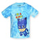 PJ Masks Boys Catboy, Owlette and Gekko 3 Pack T-Shirt for Toddler and Little Kids Blue/Green/Yellow, Tie Dye Multi Color, 4T