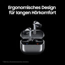 Samsung Galaxy Buds3 Pro Wireless Bluetooth Headphones, Active Noise Cancelling (ANC), Adaptive Noise Cancelling, 360 Audio, in-Ear Headphones with Hi-Fi Sound, Silver, Includes Anymode Clear Cover