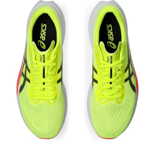 ASICS Magic Speed 4 Trainers Mens Road Running Shoes, Yellow Black, 8 US