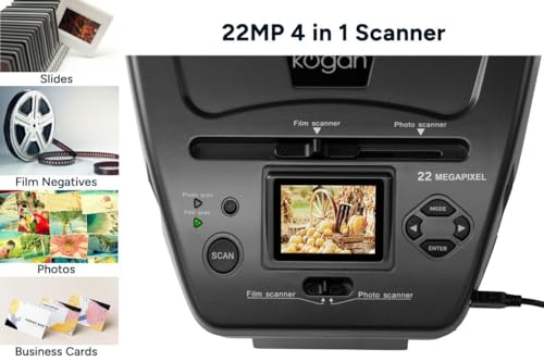 Kogan 22MP Photo and Film Scanner - KA22PFSCNA