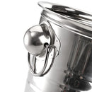 ZENFUN 2 Pack 3 Quart Ice Bucket with Handles, Ice Bucket with Lid, Galvanized Metal Beverage Tub with Handles, Drink and Wine Chiller for Bar, Party, BBQ, Great for Indoor and Outdoor Use