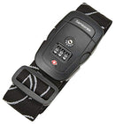 Samsonite Luggage Strap, Black, Combination Lock, Luggage Strap