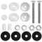 NOVINO 67-209-911-SS Pool Diving Board Mounting Kit Replacement for S.R.Smith Two Hole Residential Diving Board of 6ft/8ft/10ft,with Bolts/Washers/Nuts