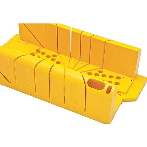 STANLEY 20-600 Clamping Mitre Box with Saw, Yellow/Black