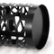 ZENFUN Umbrella Stand, Black Metal Umbrella Holder Freestanding, Cane Walk Stick Holder, Round Umbrella Rack for Entryway, Home, Office, 5.9 x 5.9 x 15.7 Inches