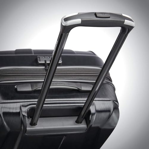 Samsonite Unisex-Adult Centric 2 Hardside Expandable Luggage with Spinners, Black, Carry-On 20-Inch, Centric 2 Hardside Expandable Luggage with Spinners