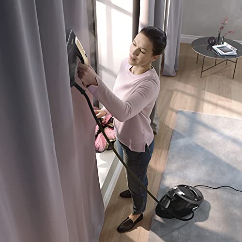 Philips Perfect Care 8000 Series PSG8130/80 Steam Generator - DynamiQ sensor 2.0 for optimal steam performance, 2700 W, Optimal TEMP, 8.5 bar steam pressure, 700 g/min steam output, black/gold