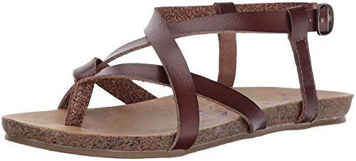 Blowfish Women's Granola Fisherman Sandal, Whiskey Dyecut PU, 7.5 M US
