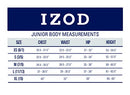 IZOD Juniors Uniform Short Sleeve Performance Polo, Navy, X-Small - 1