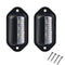 2PCS Universal 12/24VLED License Number Plate Light Lamps for Car Boats Automotive Aircraft RV Truck Trailer Exterior Lamps, and Aircraft, Easy Installation, Low Consumption