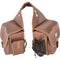 Cashel Quality Deluxe Horse Saddlebag, Padded Pockets Color Choice: Black, Brown, or Hot Leaf, Unisex-Adult, Brown, 12inch x 10inch x 5inch