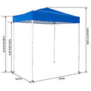 Sunnyglade 6x4 Ft Pop-Up Canopy Tent Outdoor Portable Instant Shelter Folding Canopy with Carry Bag(Royal Blue)