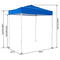 Sunnyglade 6x4 Ft Pop-Up Canopy Tent Outdoor Portable Instant Shelter Folding Canopy with Carry Bag(Royal Blue)