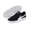 PUMA Kid's Smash V2 Suede Junior Sneaker, Black/White, US 6