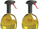 Evo Oil Sprayer Bottle, Non-Aerosol for Olive Oil and Cooking Oils, 18-Ounce Capacity, Set of 2