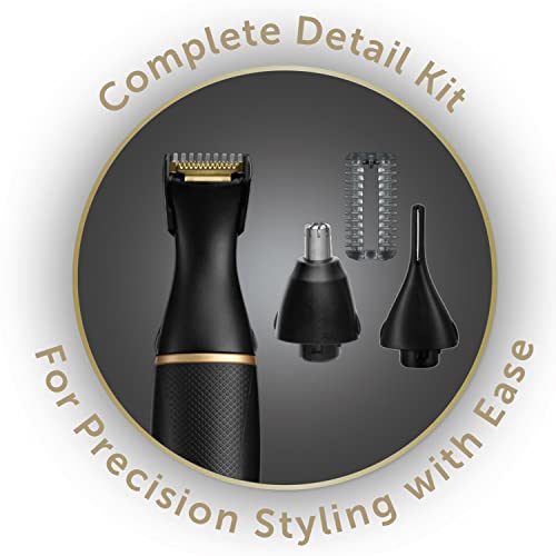 Remington Multi-Hair Trimmer Professional T-Series Detail Trimmer [Nose Hair Trimmer, Ear Hair Trimmer, Eyebrow Shaver, Beard Trimmer] Battery-Operated