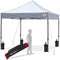 ABCCANOPY Patio Pop Up Canopy Tent 10x10 Commercial-Series（Gray）