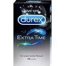 Durex Extra Time Extended Pleasure Condoms - 10 Pack x 3 Retail Pack