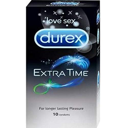 Durex Extra Time Extended Pleasure Condoms - 10 Pack x 3 Retail Pack