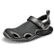 Crocs Men's Swiftwater Mesh Deck Sandal, Black, US 7