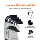 Amazon Basics Hex Key Allen Wrench Set with Ball End - Set of 26