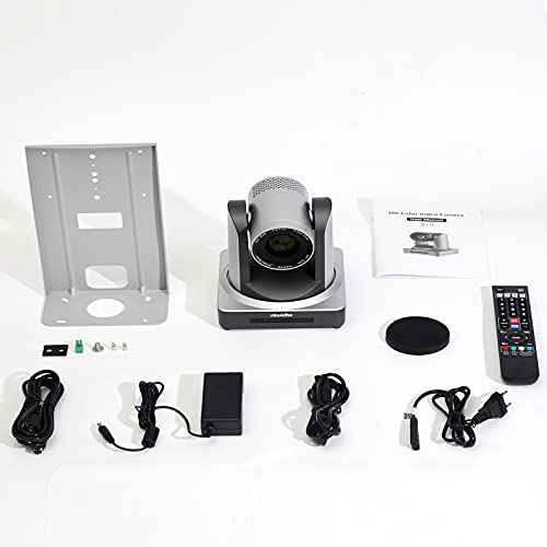 Zowietek PTZ Streaming Camera Optics 20X Live Streaming Church IP Camera with Simultaneous HDMI and 3G-SDI Outputs, PoE Support…