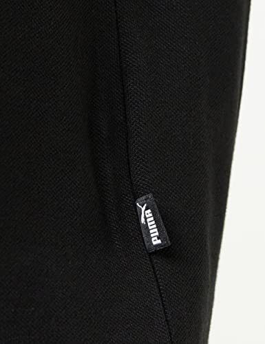 PUMA Men's Essential Pique Polo Shirt, Black, XXL