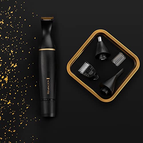 Remington Multi-Hair Trimmer Professional T-Series Detail Trimmer [Nose Hair Trimmer, Ear Hair Trimmer, Eyebrow Shaver, Beard Trimmer] Battery-Operated
