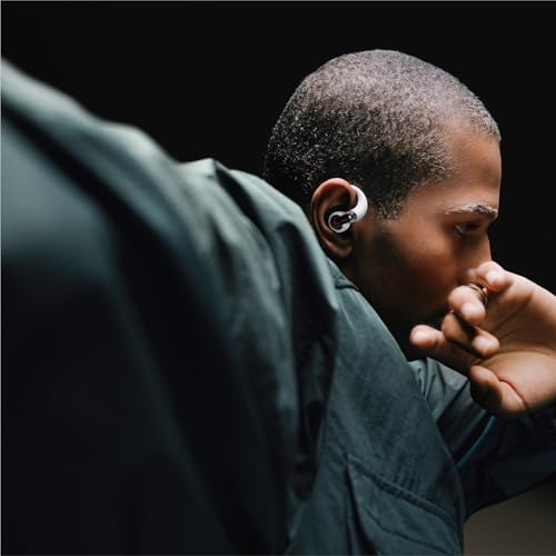 Nothing Ear (Open) Wireless Open Headphones with Dual mics and AI Clear Voice, Open Sound Technology, IP54 Water Resistant, 30 Hours of Playback and Advanced EQ - White