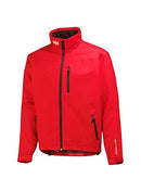 Helly Hansen Men's Crew Midlayer Fleece Lined Waterproof Windproof Breathable Rain Coat Jacket, 162 Red, X-Large