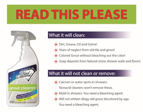 Ultimate Grout Cleaner: Best Grout Cleaner for Tile and Grout Cleaning Acid-Free Safe Deep Cleaner & Stain Remover for Even The Dirtiest Grout Best Way to Clean Grout in Ceramic Marble. Gallon