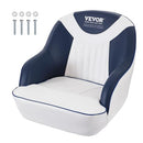 VEVOR Captain Bucket Seat, Pontoon Boat Seat with Thickened Sponge Padding, Boat Captain Chair for Fishing Boat, Sightseeing Boat, Speedboat, Canoe, 1-Piece