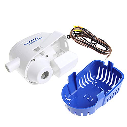 12V Boat Automatic Submersible Bilge Water Pump 750GPH Auto With Float Switch