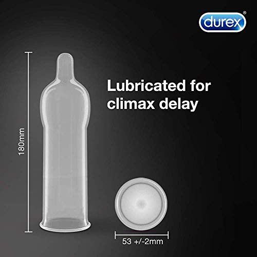 Durex Condoms - Extra Time for Extended Pleasure (10 Count - Pack of 3, Total 30)