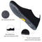 WateLves Water Shoes for Womens Mens Barefoot Quick-Dry Aqua Socks for Beach Swim Surf Yoga Exercise New Translucent Color Soles, Stripe/Black, 3.5-4